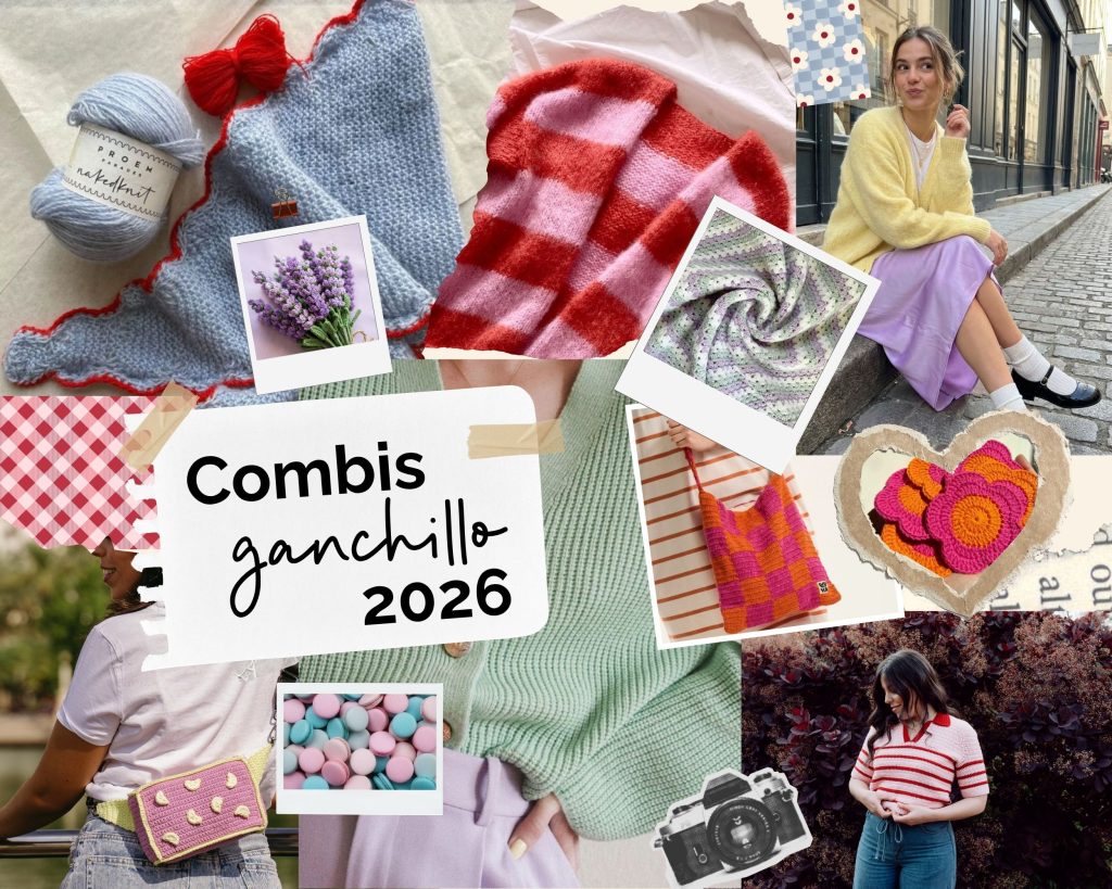 Combinaciones de colores para ganchillo que arrasan este verano 2026